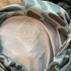 BURLEBO Green and Brown Camouflage Hoodie